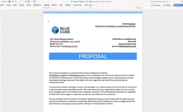 Column Hide in action