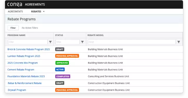 Rebate Management product