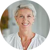 Woman smiling