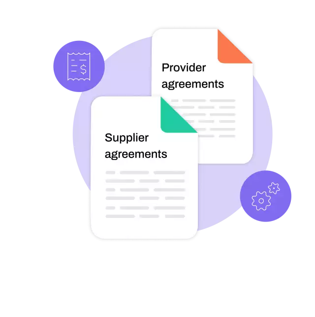 Healthcare provider and supplier agreements
