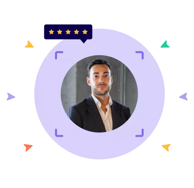 Happy customer with 5 star rating