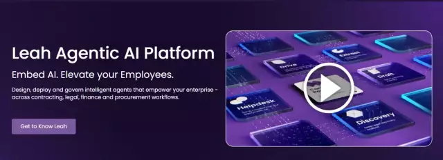 ContractPodAi automated contract management system page.