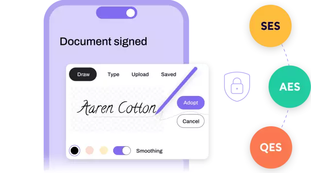Secure esignature