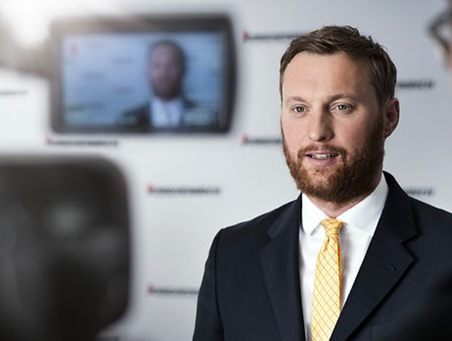 Man posing for headshot