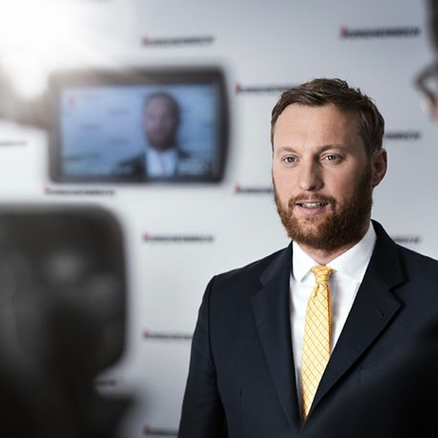 Man posing for headshot