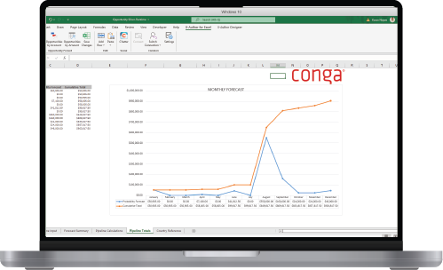 X-Author for Excel product interface