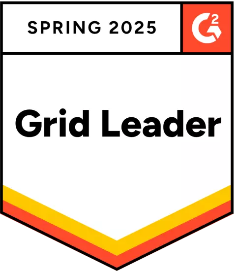 G2 Spring 2025 Grid Leader badge
