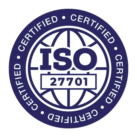 ISO 27701 Security badge